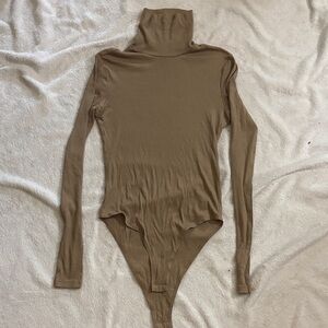 H&M Brown Turtleneck Bodysuit